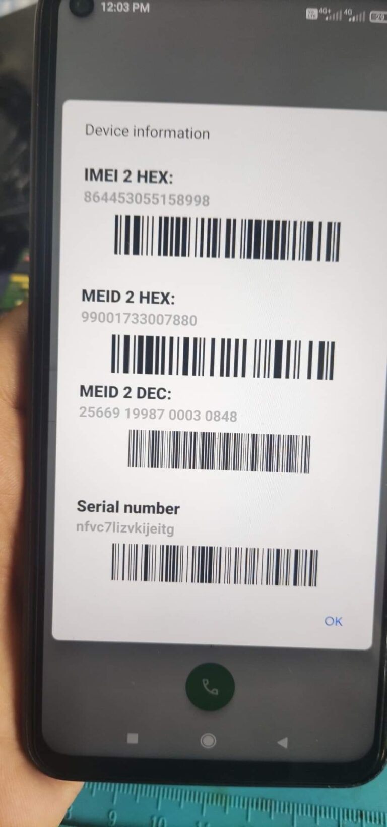 REDMI NOTE 9 5G IMEI REPAIR