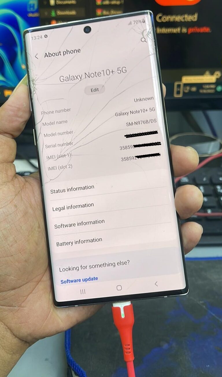 SAMSUNG NOTE 10+ N976B IMEI REPAIR