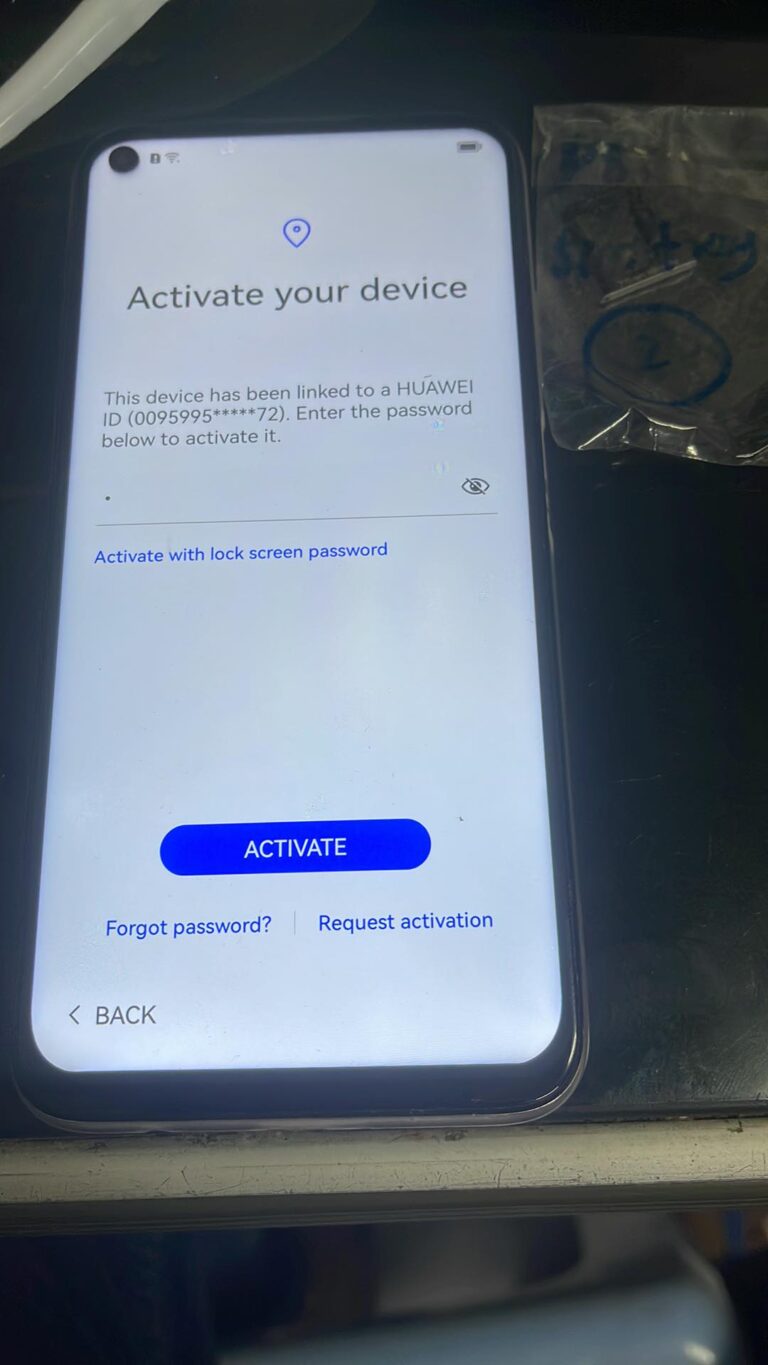 Huawei Nova 6 SE JNY-AL10 HUAWEI ID REMOVE