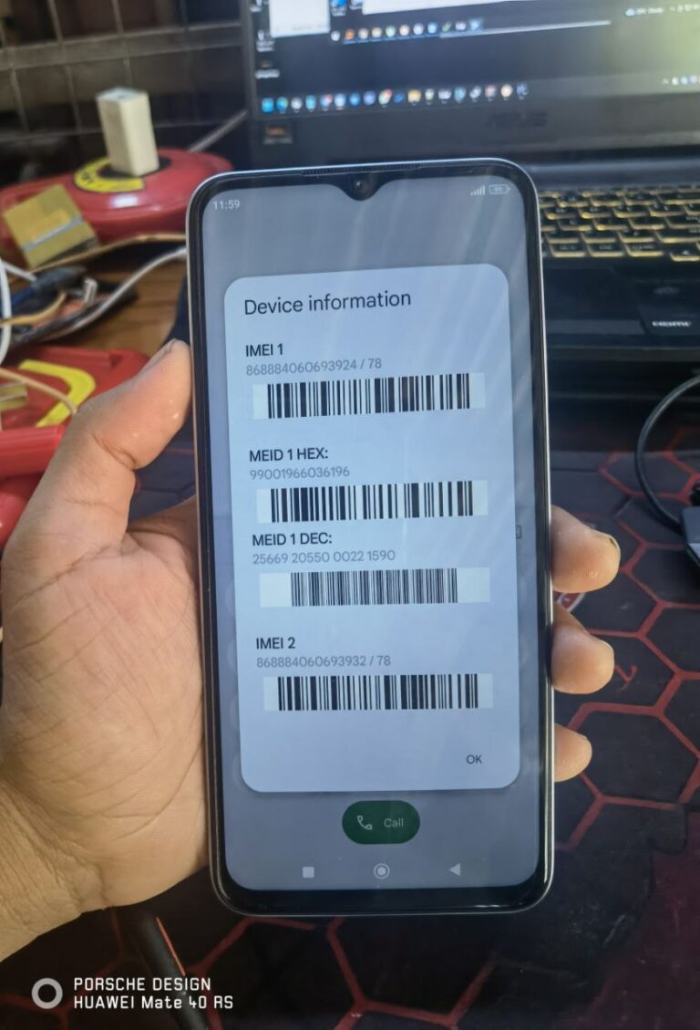 NOTE 11R LIGHT NVERROR / DUAL IMEI REPAIR