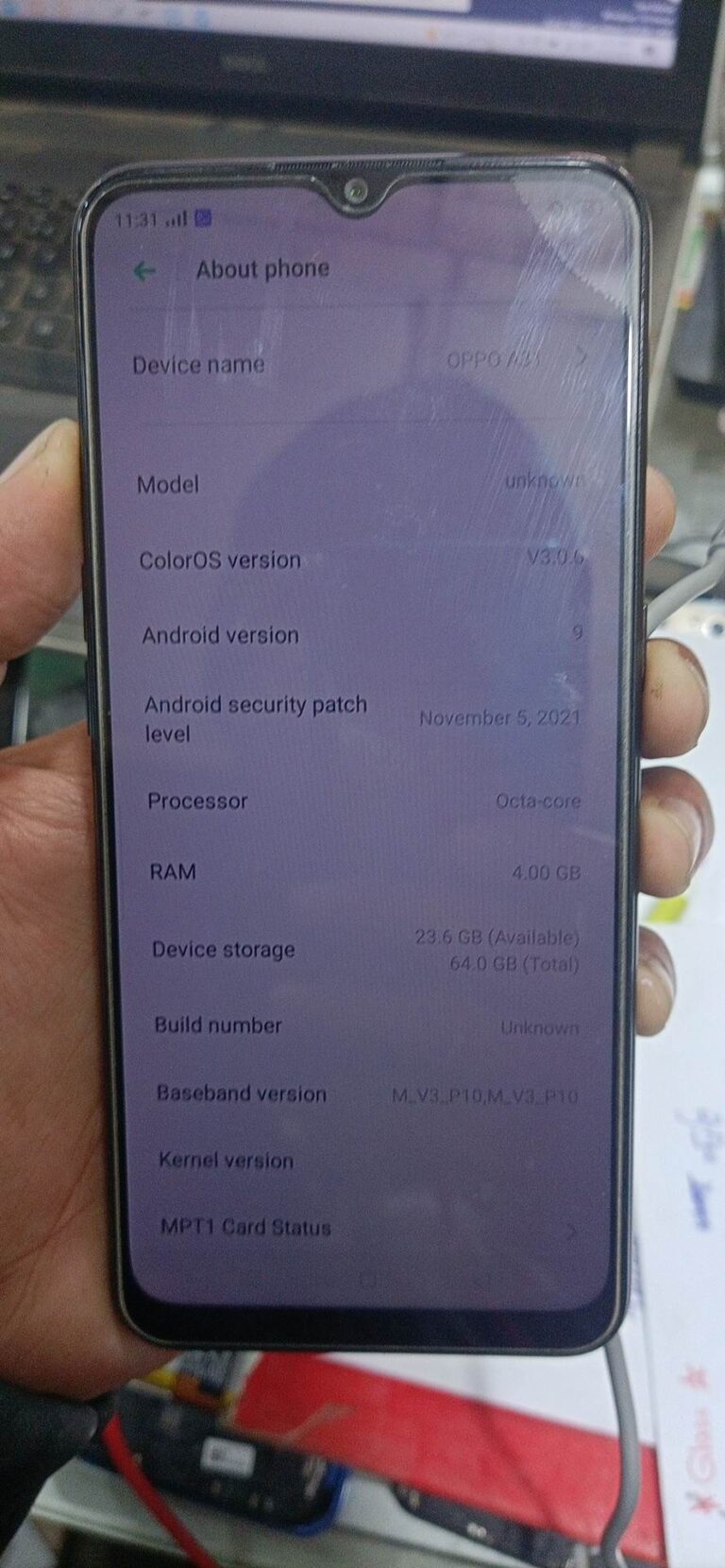 OPPO A8 ( CPH2015 ) IMEI REPAIR