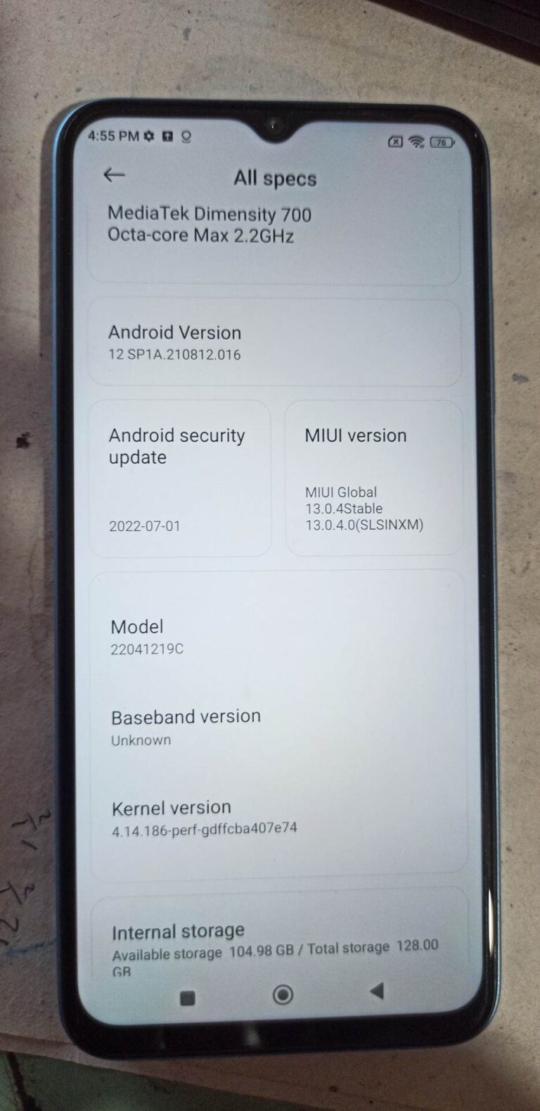 NOTE11R (LIGHT ) NVERROR / DUAL IMEI REPAIR