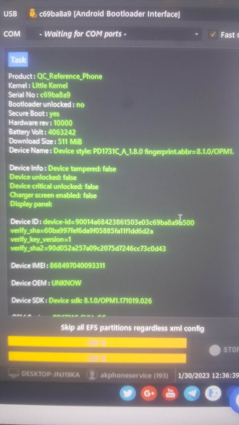 Vivo Y73 2019 PD1731C USERLOCK REMOVE