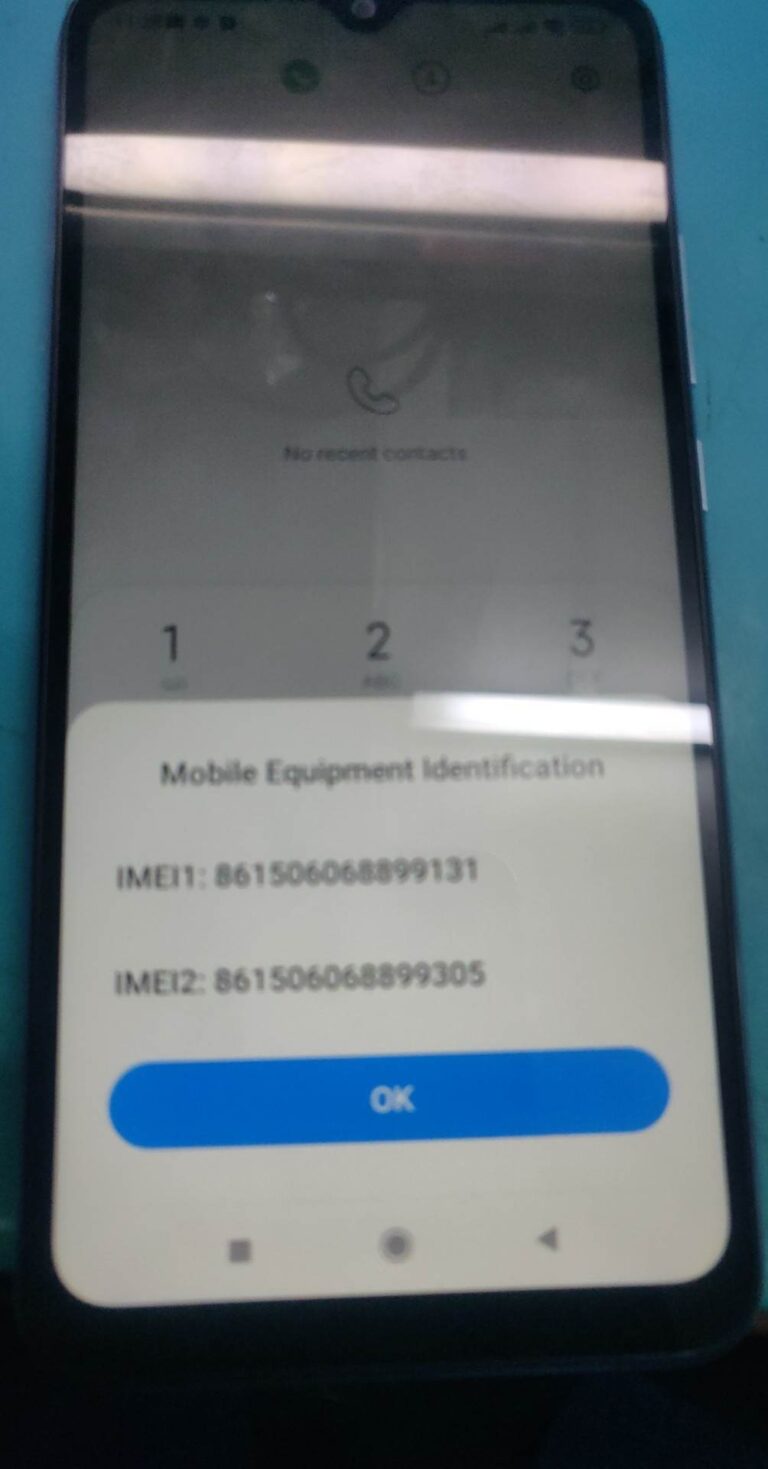 REDMI 10A NVERROR / DUAL IMEI REPAIR