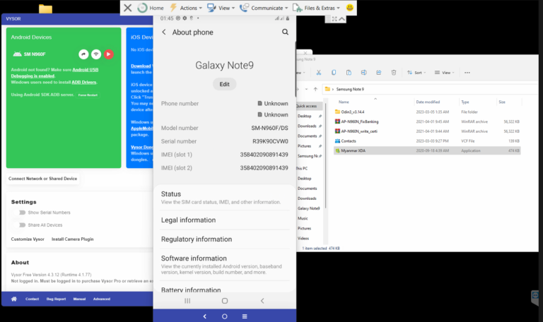 Samsung Galaxy Note9  ONE SIM TO DAUL CHANGE