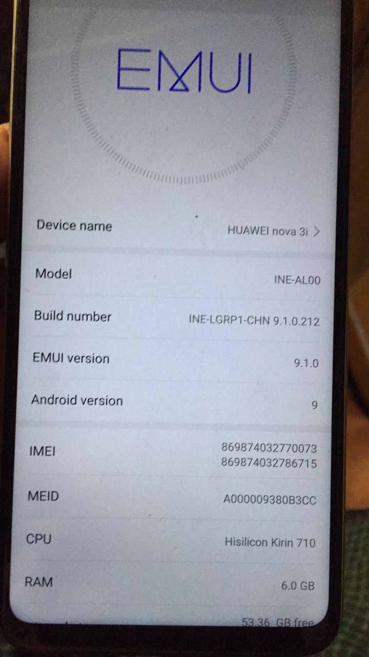 Huawei nova 3i INE-AL00 CHINA TO GLOBAL ROM