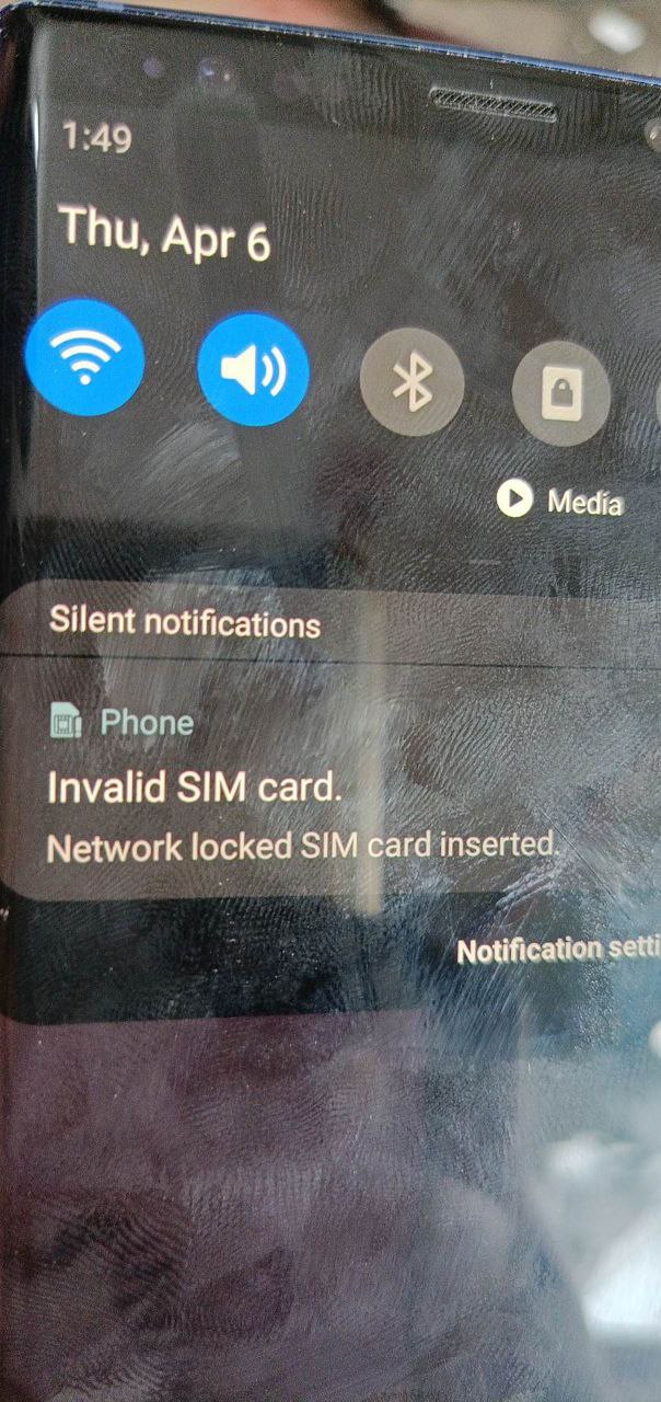 Samsung Galaxy Note 9 SCV40 NEWORK LOCK