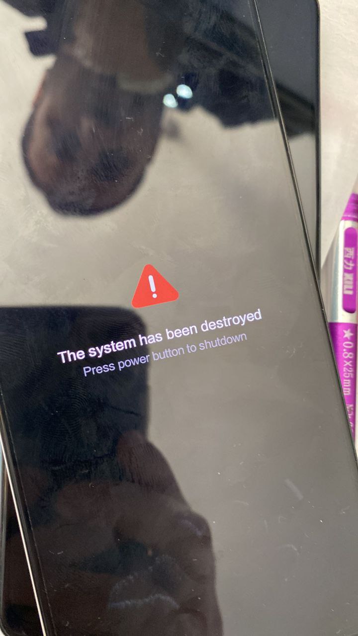 Redmi Note 12 Pro SYSTEM DESTORYED