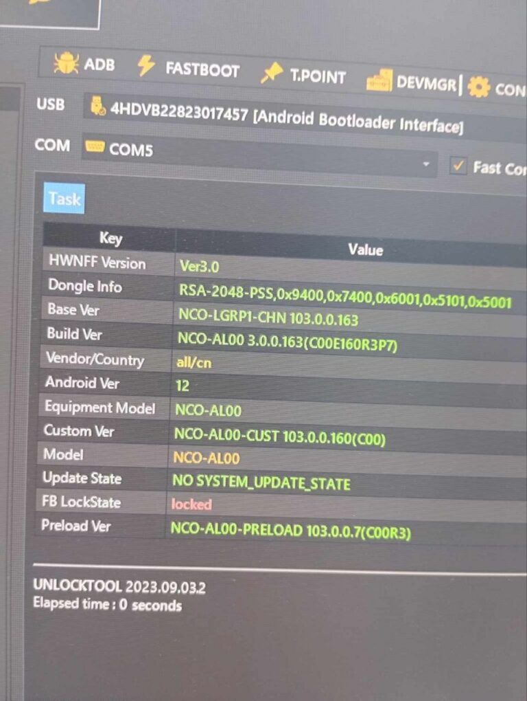 Huawei Nova 10 NCO-AL00 HUAWEI ID REMOVE