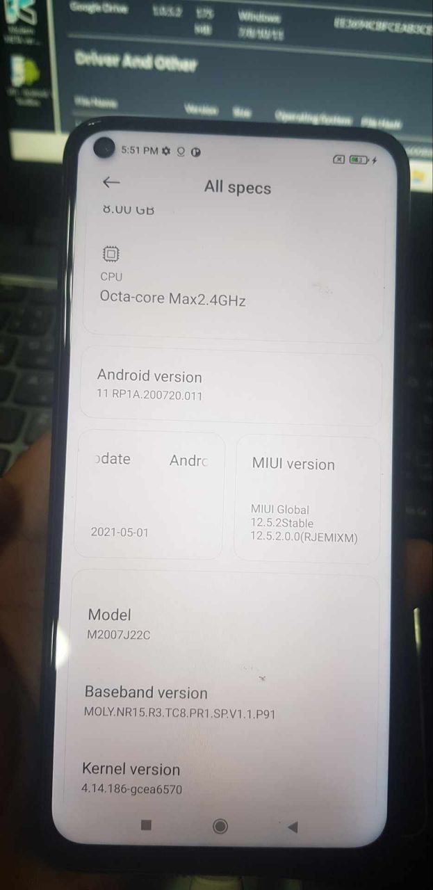 REDMI NOTE 9 5G ( CANNON ) IMEI REPAIR / MMI CODE FIX