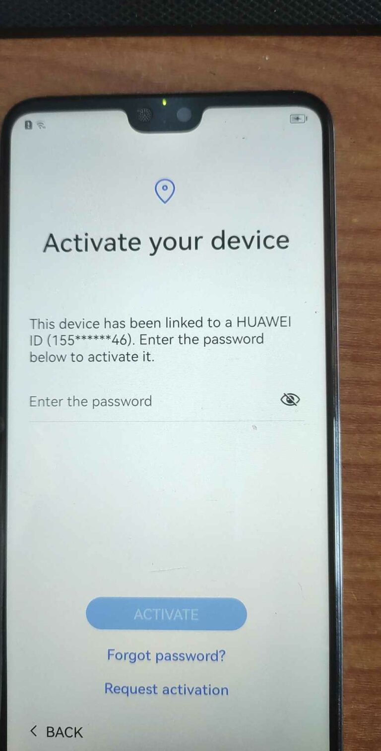 HUAWEI P20 EML-AL00 HUAWEI ID REMOVE