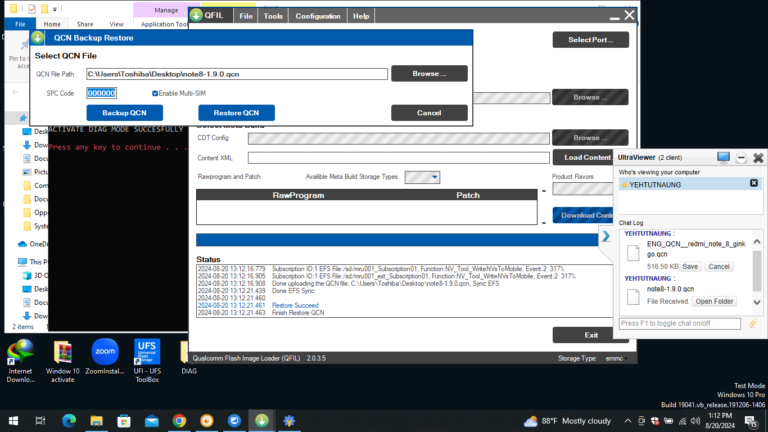 NOTE 8 IMEI REAPIR