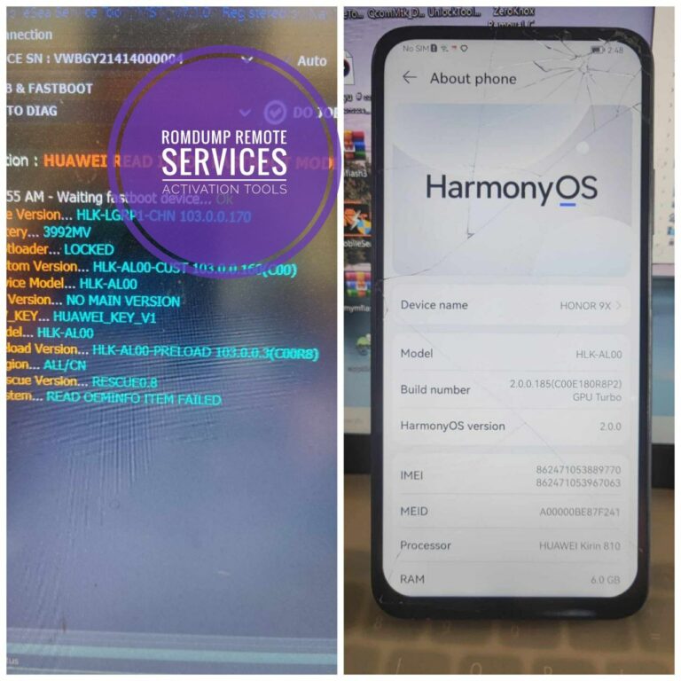 HONOR 9X HLK-AL00 HUAWEI ID REMOVE