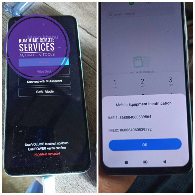 REDMI 10X 4G NVERROR DUAL IMEI REPAIR