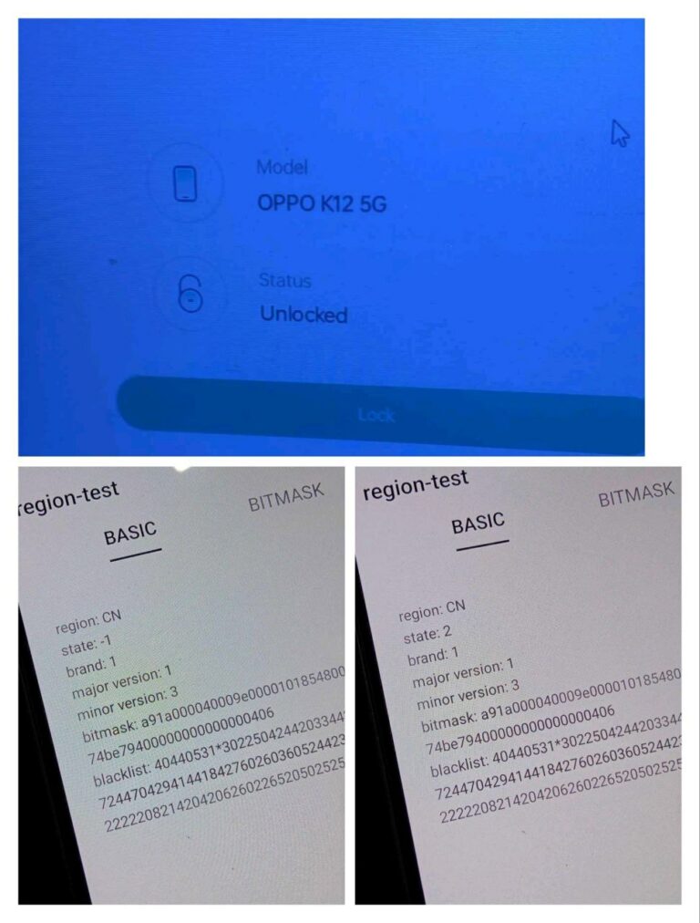 OPPO K12 5G REGION LOCK